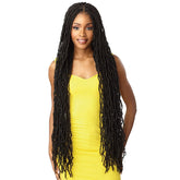 Sensationnel Cloud 9 Swiss Lace HD 4X4 Part Braided Front Lace Wig - DISTRESSED LOCS 40"
